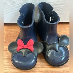 Mini Melissa Disney short rain boots